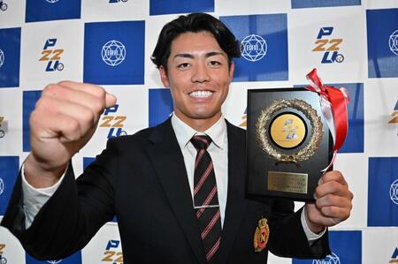 阪神・ドラ2谷端 Vパレードに「あの景色見られるように」東都秋季2部リーグベストナイン「プロで首位打者を」