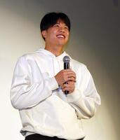　ファンからの質問に答える才木（撮影・山口登）