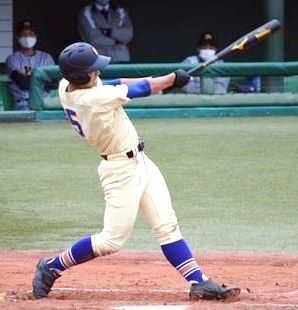 　星稜高時代の谷端（父・時宗さん提供）