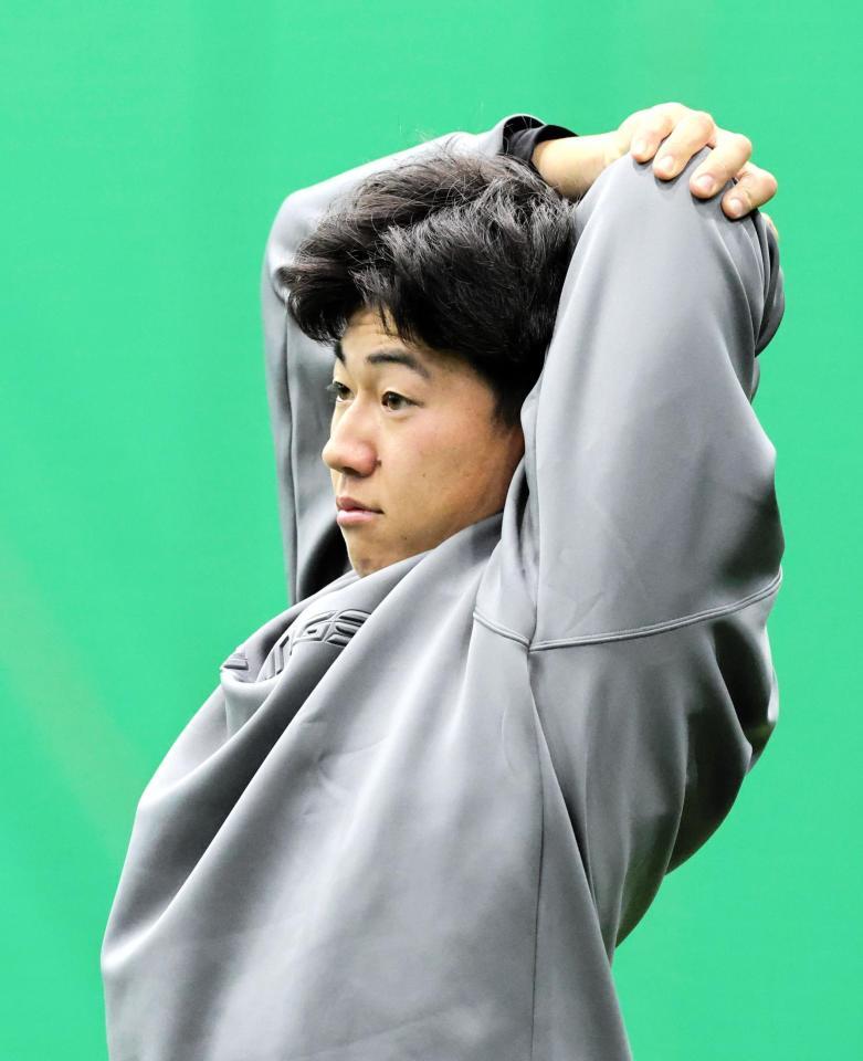 　アップするドラフト１位・立石（撮影・山口登）