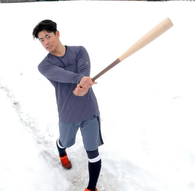 阪神・ドラ２谷端　“ゴジラ級”活躍誓い