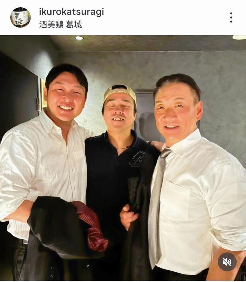 葛城育郎氏のインスタグラム（＠ｉｋｕｒｏｋａｔｓｕｒａｇｉ）から