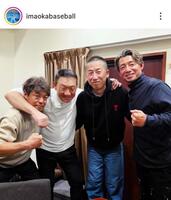今岡真訪氏のインスタグラム（＠ｉｍａｏｋａｂａｓｅｂａｌｌ）から