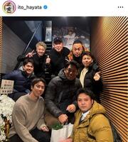 　伊藤隼太氏インスタグラム＠ｉｔｏ＿ｈａｙａｔａより