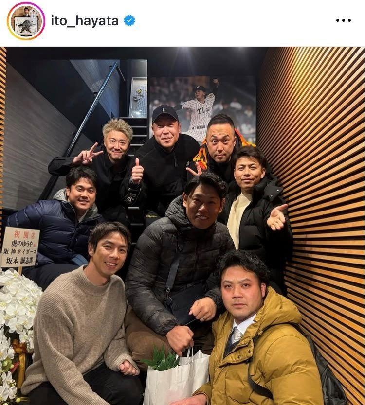 　伊藤隼太氏インスタグラム＠ｉｔｏ＿ｈａｙａｔａより