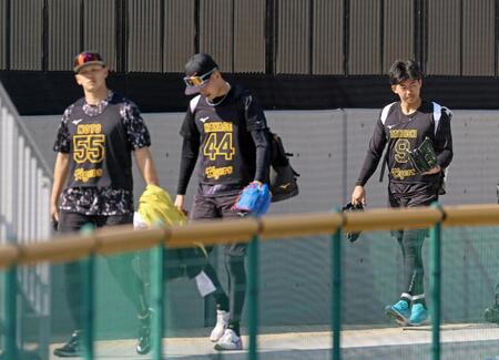 阪神　ドラ１立石　リタイア１号「下肢の張り」練習メニュー回避　ベースランニングで全力疾走中に異変