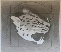 早川源一氏制作ジャガーマーク（球団提供）