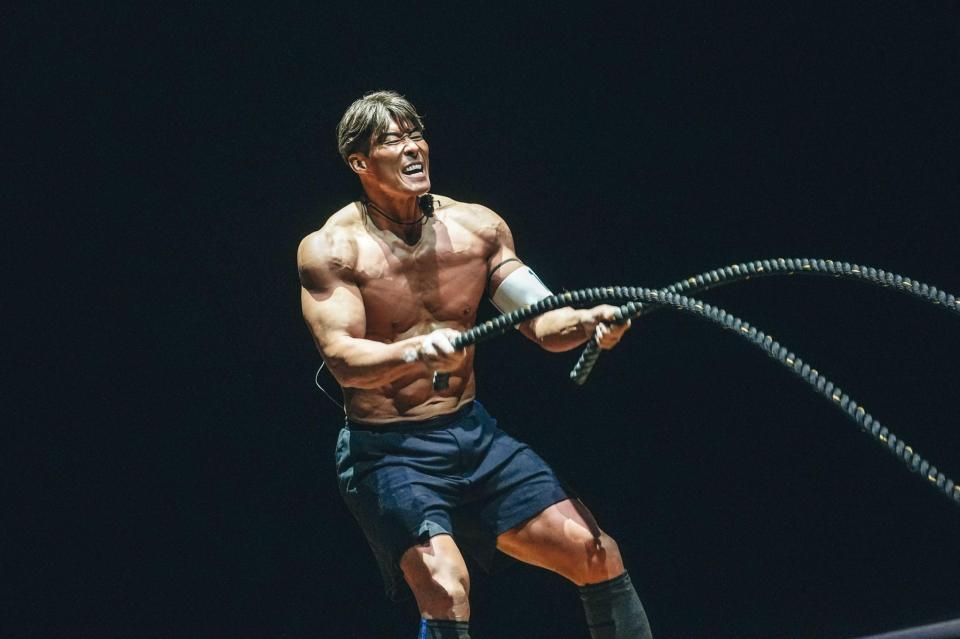 　トレーニングする糸井ＳＡ（本人提供）