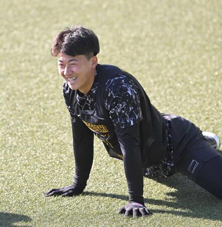 阪神・ドラ１立石に明るい兆し　１７日以来となる屋外練習を再開　「右脚の肉離れ」順調回復