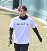 充実の表情をみせる下村（撮影・飯室逸平）