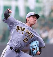 ３番手で登板する今朝丸（撮影・西田忠信）