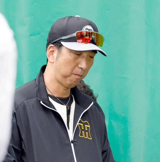 阪神・藤川監督が涙 石井アキレス腱損傷
