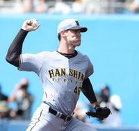 力投する先発のラグズデール（撮影・西田忠信）