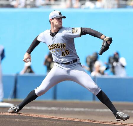 阪神・ラグズデール　ＯＰ戦初登板初先発で２回１安打１失点「思った通り」　今後は教育リーグで調整へ