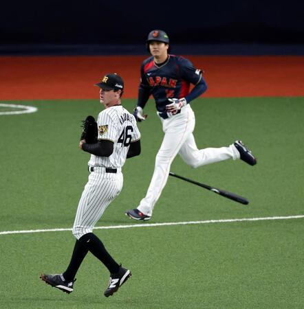 ３回、大谷を二塁ゴロに打ち取るラグズデール（撮影・山口登）