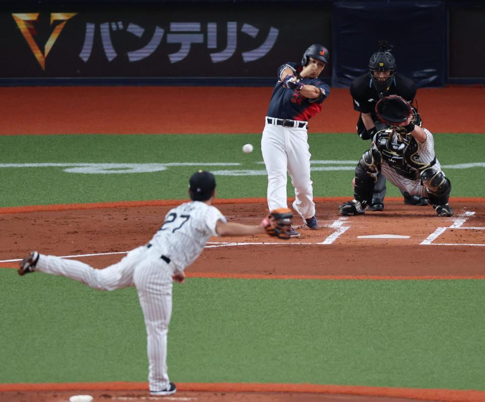 ２回、吉田を一塁ゴロに打ち取る伊藤将（撮影・山口登）