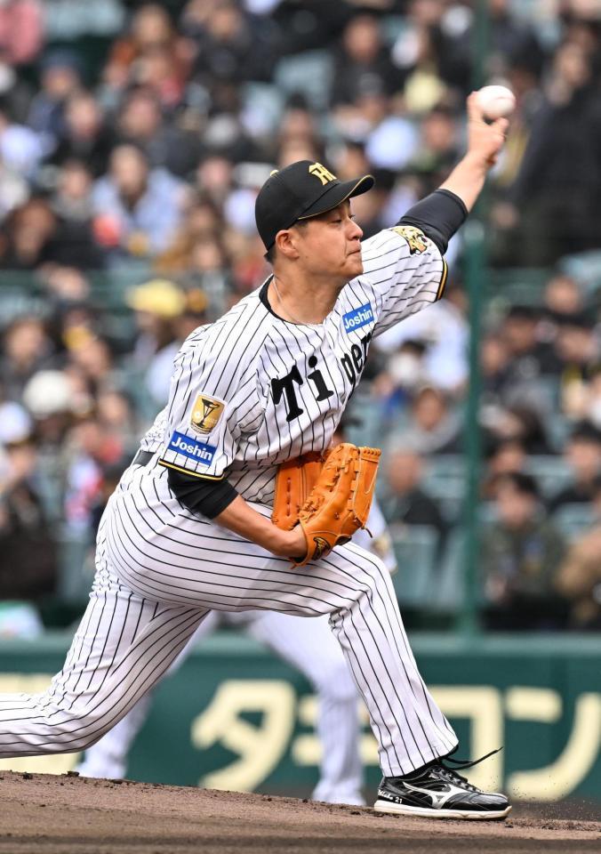 先発し力投する大竹（撮影・星野楽）