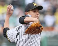 先発し、投げ込む大竹（撮影・田中太一）