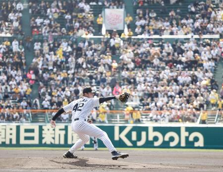 力投する先発のルーカス（撮影・西田忠信）