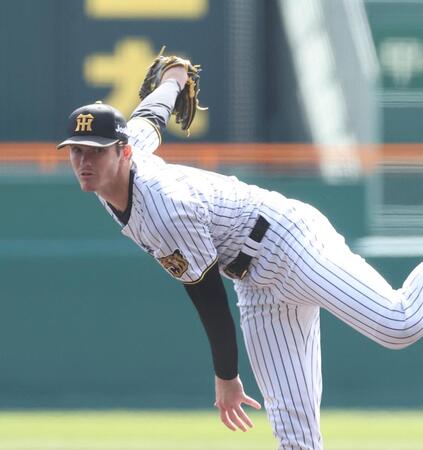 阪神・ルーカスが堂々の甲子園デビュー！３回無失点、最速１５３キロ　ネビンのバット折る　“侍斬り”に続く快投