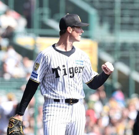 ３回、渡部聖を併殺に仕留めたルーカス（撮影・西田忠信）