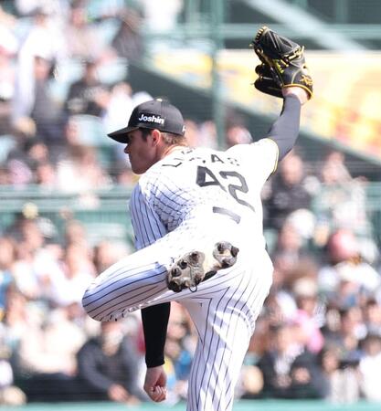 力投する先発のルーカス（撮影・西田忠信）