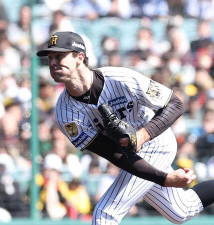 力投する先発のラグズデール（撮影・西田忠信）