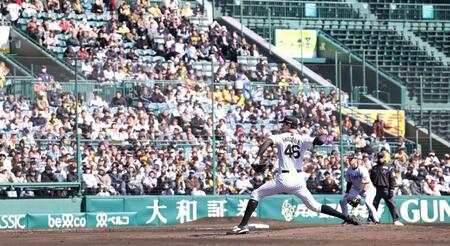 力投する先発のラグズデール（撮影・西田忠信）