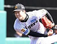 　力投する才木（撮影・高部洋祐）