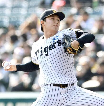 　６回を無失点に抑える津田（撮影・田中太一）