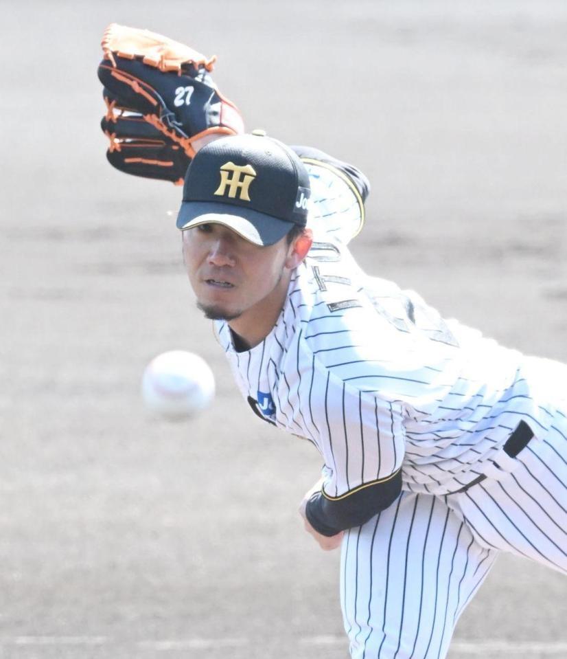 力投する伊藤将（撮影・高部洋祐）