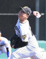 力投する村上（撮影・高部洋祐）