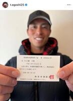 江越大賀のインスタグラム＠ｔ．ｅｇｏｓｈｉ２５から