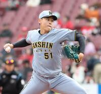 ６回から登板する早川（撮影・西田忠信）