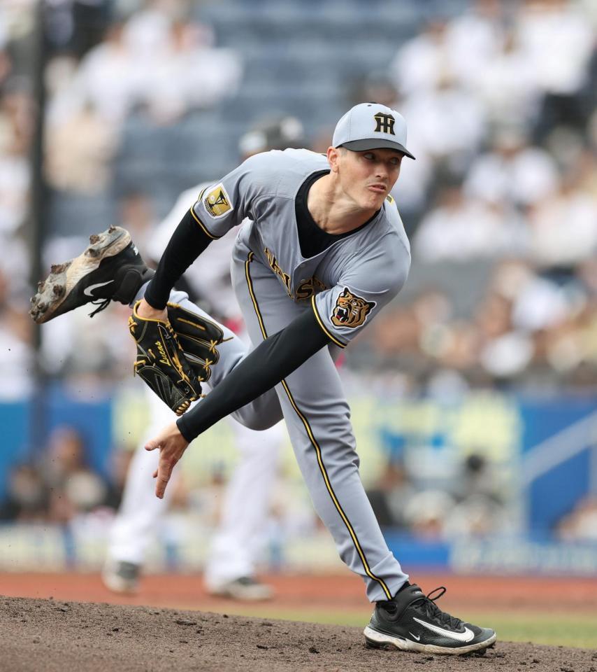 先発し力投するルーカス（撮影・山口登）