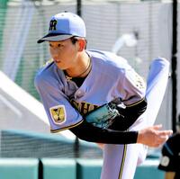 　５回、力投する今朝丸（撮影・藤丸紘生）