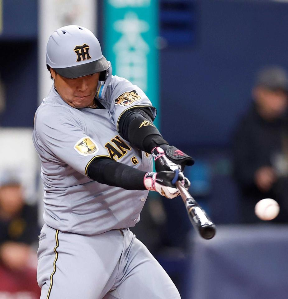 ２回、中前打を放つ大山