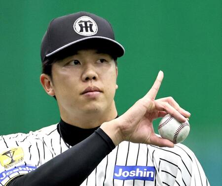 キャッチボールをする才木（撮影・田中太一）