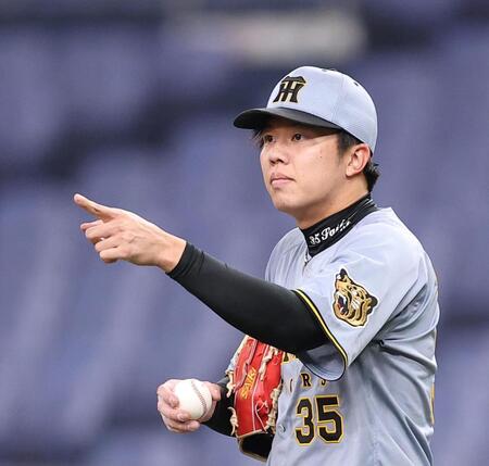 ２回、オリックス・紅林を三ゴロに仕留めた才木（撮影・西田忠信）