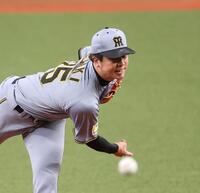 力投する先発の才木（撮影・西田忠信）