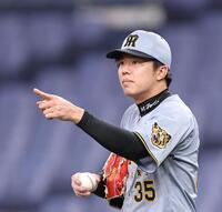 ２回、オリックス・紅林を三ゴロに仕留めた才木（撮影・西田忠信）