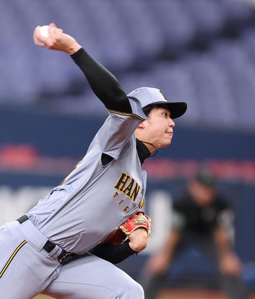 力投する先発の才木（撮影・西田忠信）