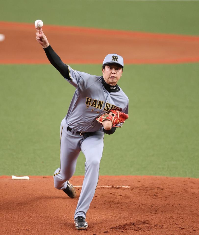 力投する先発の才木（撮影・西田忠信）