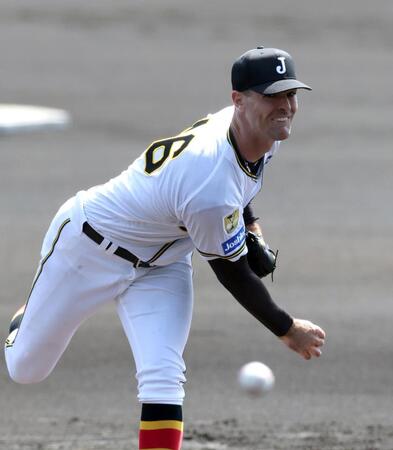 先発し力投するラグズデール（撮影・山口登）