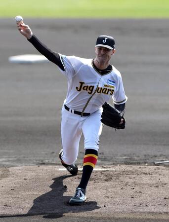 先発し力投するラグズデール（撮影・山口登）