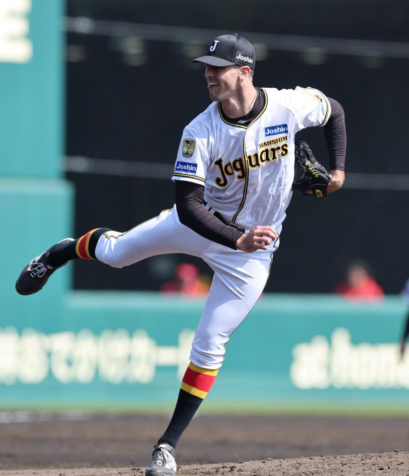 先発し力投するラグズデール（撮影・山口登）