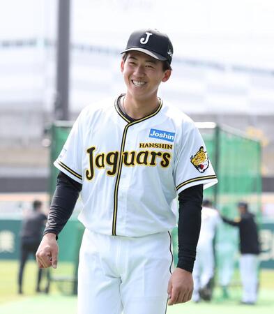 笑顔を見せる立石（撮影・西田忠信）