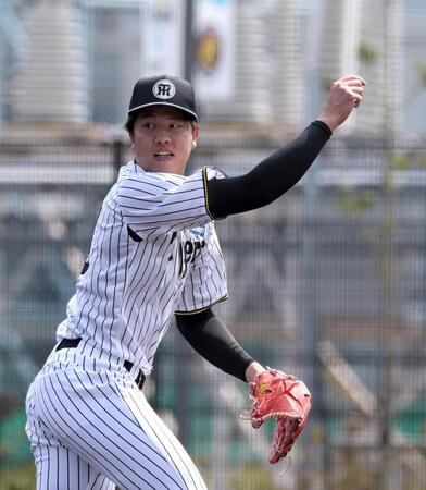 ノックを受ける才木（撮影・山口登）