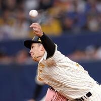 力投する先発の伊原（撮影・西田忠信）