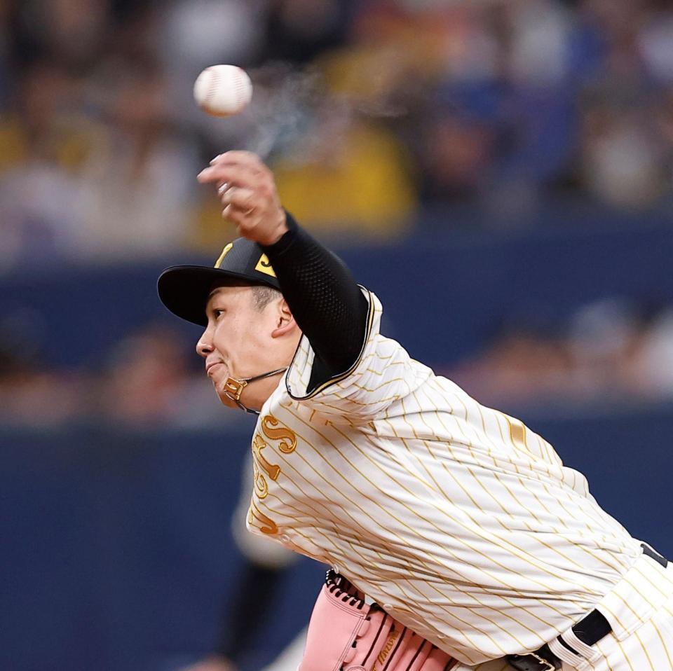 力投する先発の伊原（撮影・西田忠信）